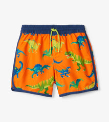Hatley Swimwear | Boys Colourblock Dino Swim Shorts