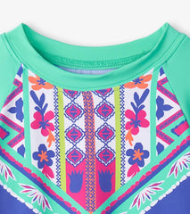 Hatley Swimwear | Girls Girls Kaleidoscope Long Sleeve Rashguard