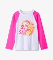 Hatley Swimwear | Girls Girls Sunshine Long Sleeve Rashguard