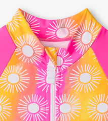 Hatley Swimwear | Girls Girls Sunshine One-Piece Rashguard