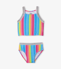 Hatley Swimwear | Girls Jelly Bean Rainbow Tankini Set