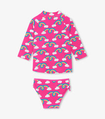 Hatley Swimwear | Girls Rainbow Arch Rashguard Set