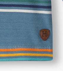 Hatley Tops | Baby & Toddler Baby & Toddler Boys Bluestone Stripes Long Sleeve Polo T-Shirt