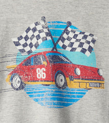 Hatley Tops | Baby & Toddler Baby & Toddler Boys Checkered Flag Long Sleeve T-Shirt