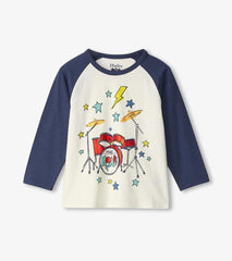Hatley Tops | Baby & Toddler Baby & Toddler Boys Drum Kit Long Sleeve T-Shirt