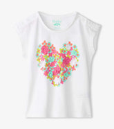 Hatley Tops | Baby & Toddler Baby & Toddler Girls Chiffon Heart Snap Button Shirt