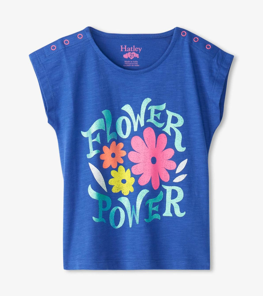 Hatley Tops | Baby & Toddler Baby & Toddler Girls Flower Power Snap Button Shirt