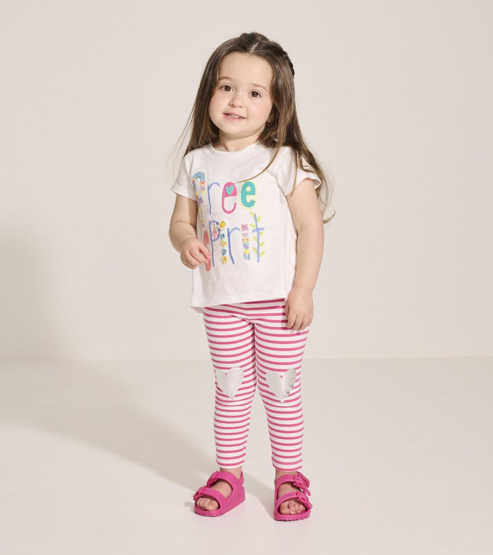 Hatley Tops | Baby & Toddler Baby & Toddler Girls Free Spirit White Graphic Tee