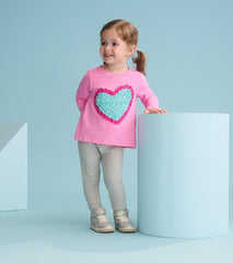 Hatley Tops | Baby & Toddler Baby & Toddler Girls Happy Hearts Long Sleeve T-Shirt