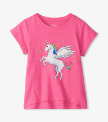 Hatley Tops | Baby & Toddler Baby & Toddler Girls Rainbow Unicorn Graphic Tee