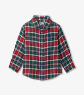 Hatley Tops | Baby & Toddler Christmas Plaid Toddler Button Down Shirt