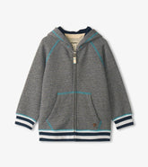 Hatley Tops | Boys Boys Blue Flame Zip-Up Hoodie