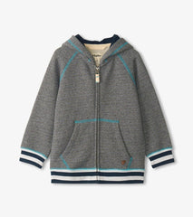 Hatley Tops | Boys Boys Blue Flame Zip-Up Hoodie