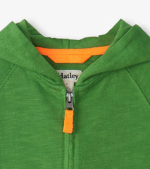 Hatley Tops | Boys Boys Camp Green Zip-Up Hoodie