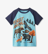 Hatley Tops | Boys Boys Forest Animals Raglan T-Shirt
