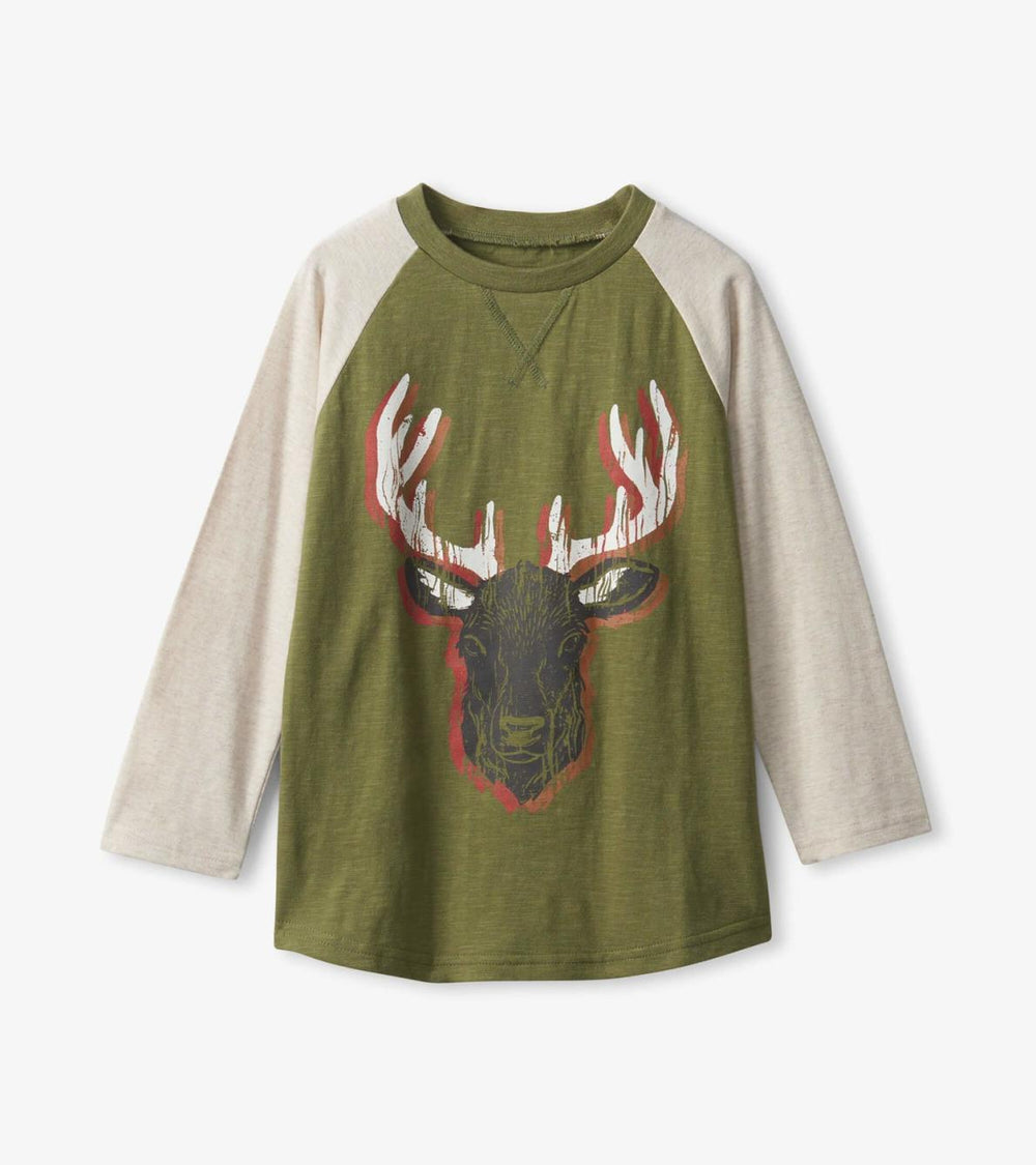 Hatley Tops | Boys Boys Grand Elk Long Sleeve T-Shirt