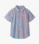 Hatley Tops | Boys Boys Scuba Check Button Down Shirt
