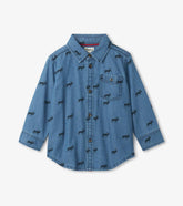 Hatley Tops | Boys Mini Elk Button Down Shirt