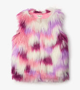 Hatley Tops | Girls Girls Groovy Faux Fur Vest