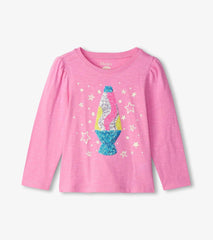 Hatley Tops | Girls Girls Lava Lamp Long Sleeve Graphic Tee