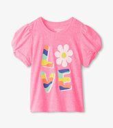 Hatley Tops | Girls Girls Love Twisted Sleeve Tee