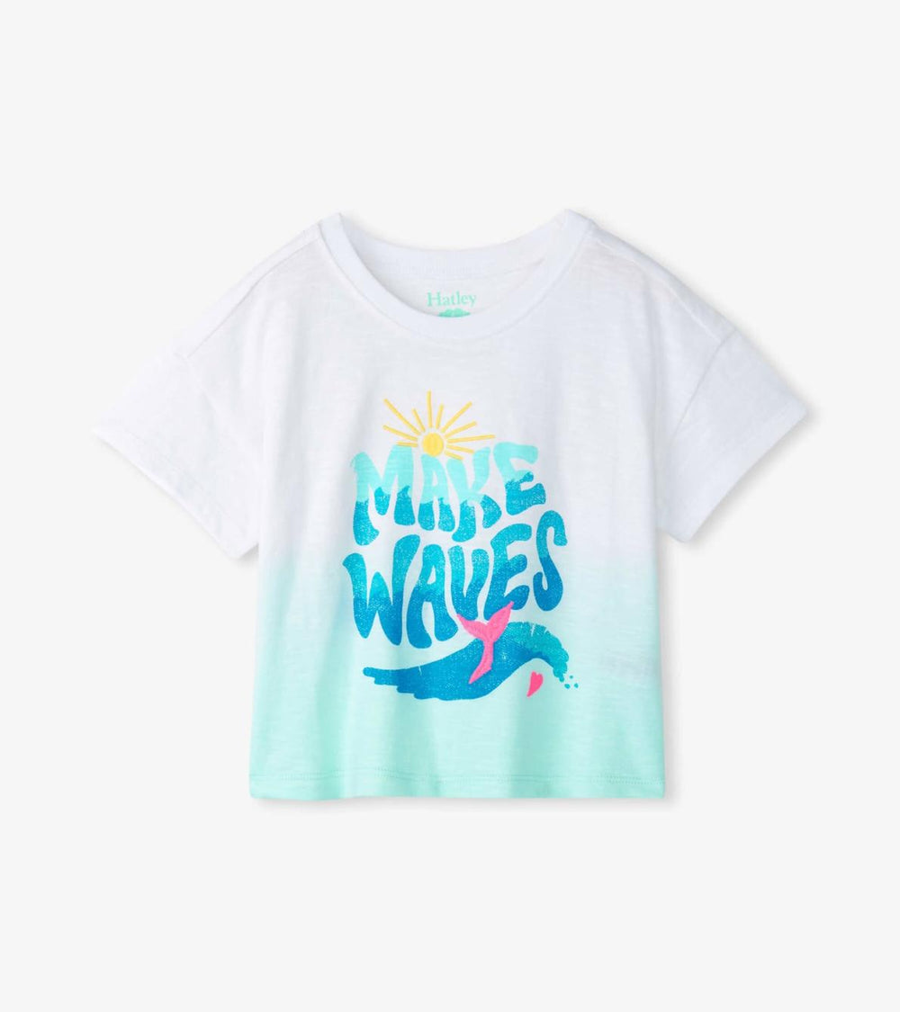 Hatley Tops | Girls Girls Making Waves Boxy T-Shirt