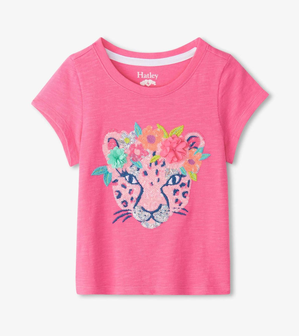 Hatley Tops | Girls Girls Pretty Cheetah Graphic Tee