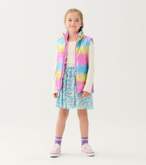 Hatley Tops | Girls Girls Rainbow Shine Reversible Quilted Vest