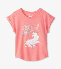Hatley Tops | Girls Girls Stay Magical Boxy T-Shirt