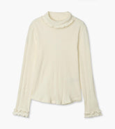 Hatley Tops | Girls Girls Winter Cream Turtleneck