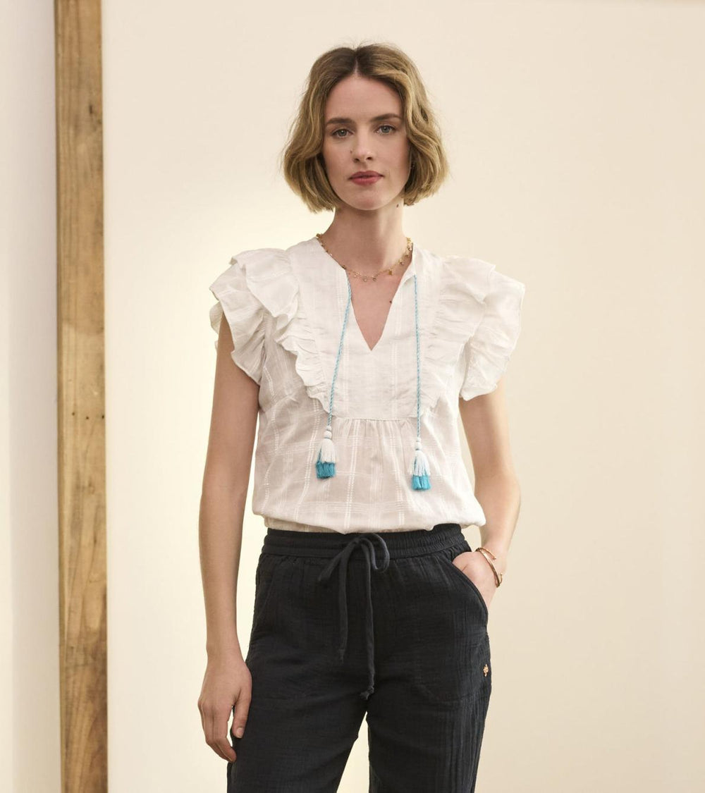 Hatley Tops | Women Alexa Popover - Shadow Plaid