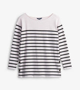 Hatley Tops | Women Ali Breton Top - Cream Melange Stripes
