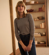 Hatley Tops | Women Chantel Pullover - Houndstooth