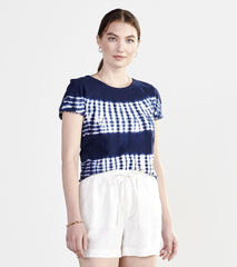 Hatley Tops | Women Emma Tee - Waterside Tie Dye