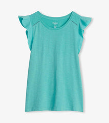 Hatley Tops | Women Flutter Tank - Baltic