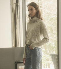 Hatley Tops | Women Funnel Neck Top - Textured Swirl