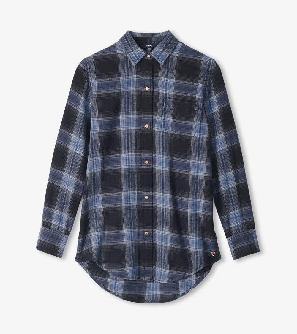 Hatley Tops | Women Lara Tunic - Caviar Plaid