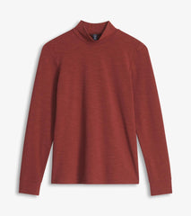 Hatley Tops | Women Mock Neck Top - Russet Brown