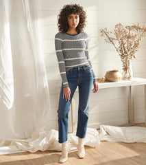 Hatley Tops | Women Zig Zag Sweater - Maritime