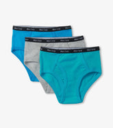 Hatley Underwear | Boys Boys Solid 3 Pack Classic Briefs