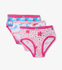 Hatley Underwear | Girls Fun Prints Girls Brief Underwear 3 Pack