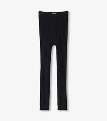 Girls Black Cable Knit Leggings | Hatley Onsale Girls
