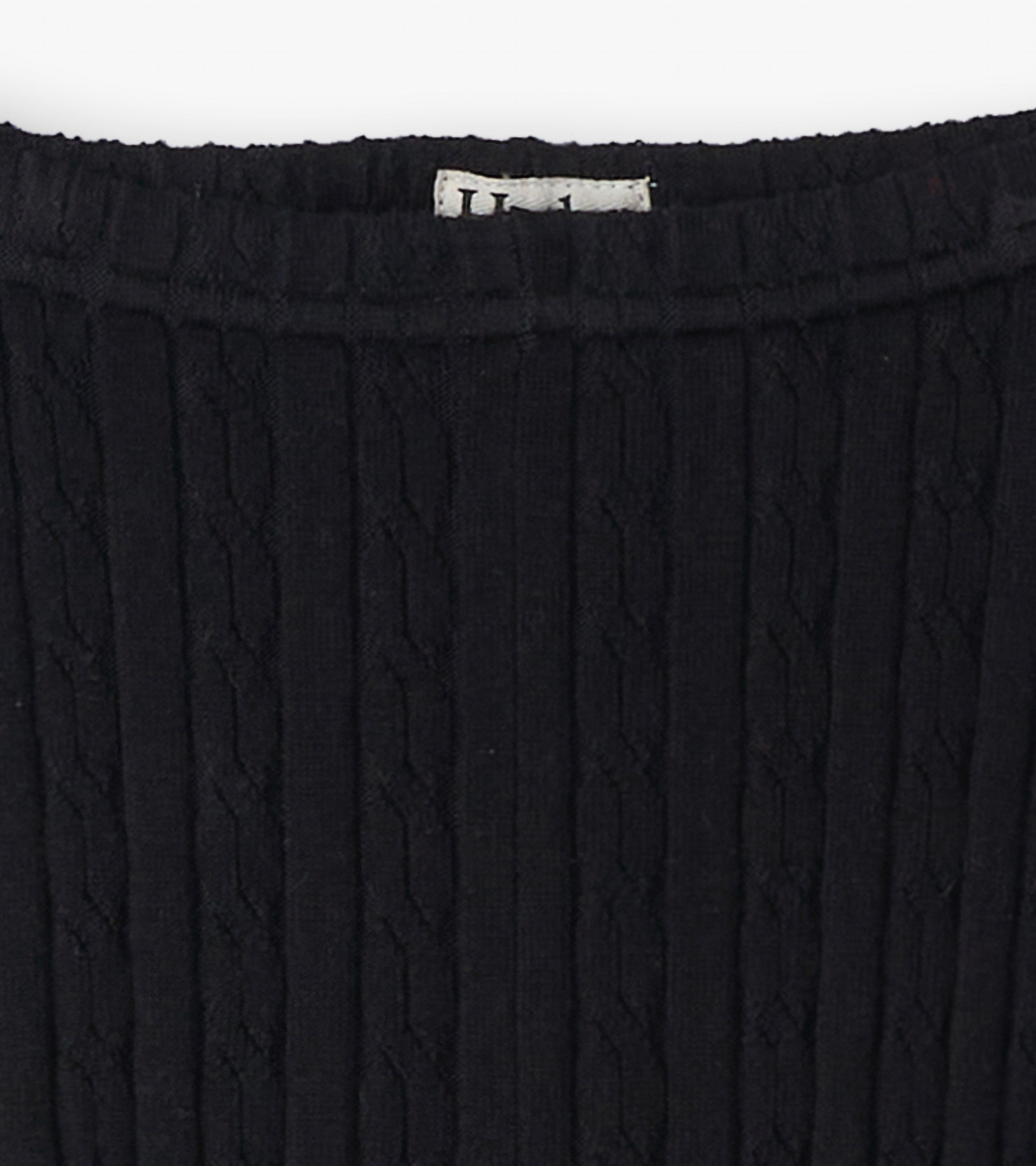 Girls Black Cable Knit Leggings | Hatley Onsale Girls