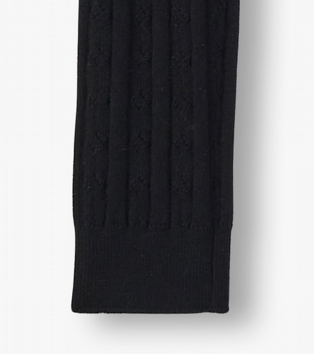 Girls Black Cable Knit Leggings | Hatley Onsale Girls