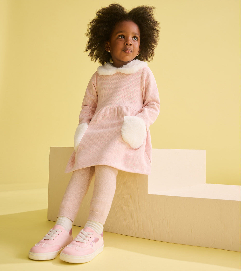 Baby Girls Gold Glitter Cable Knit Leggings | Hatley Onsale Baby & Toddler