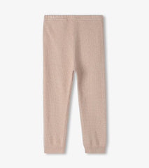 Baby Girls Gold Glitter Cable Knit Leggings | Hatley Onsale Baby & Toddler