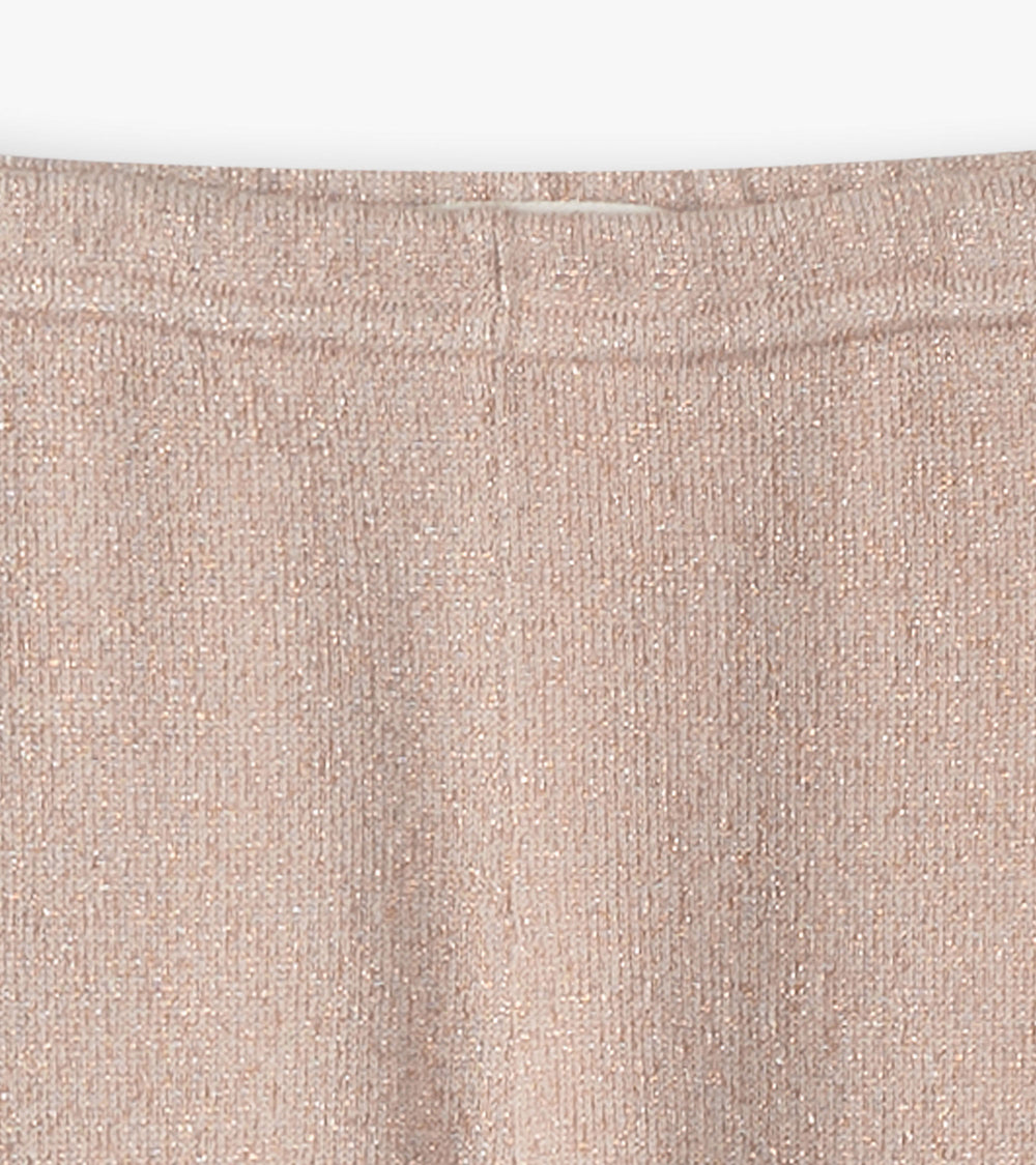 Baby Girls Gold Glitter Cable Knit Leggings | Hatley Onsale Baby & Toddler