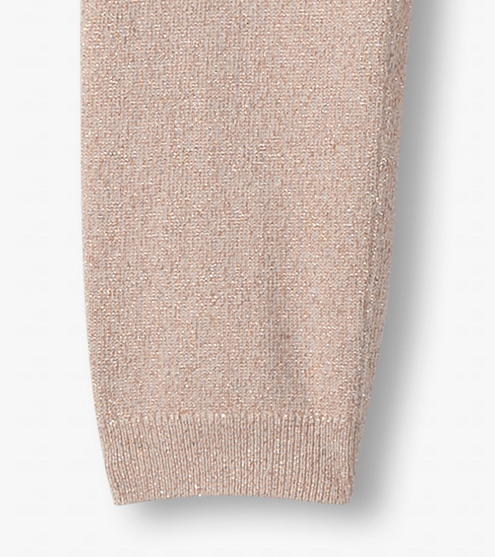 Baby Girls Gold Glitter Cable Knit Leggings | Hatley Onsale Baby & Toddler