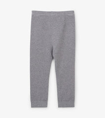 Baby Silver Glitter Cable Knit Leggings | Hatley