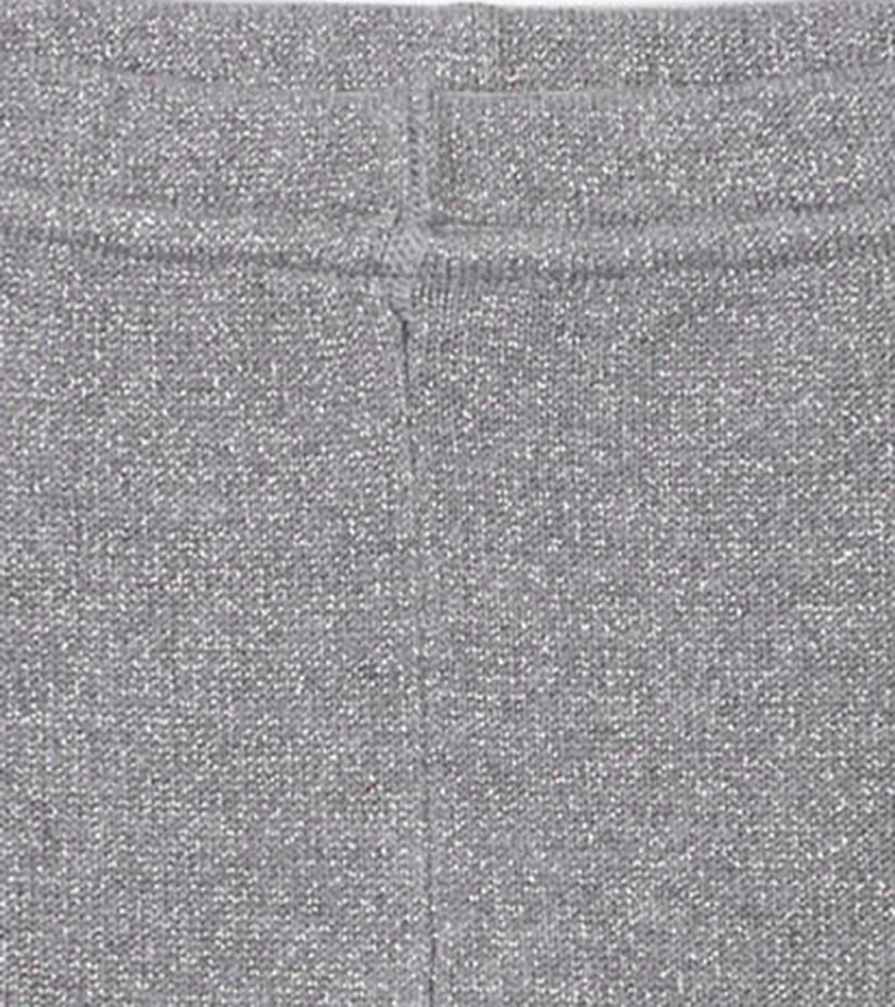 Baby Silver Glitter Cable Knit Leggings | Hatley